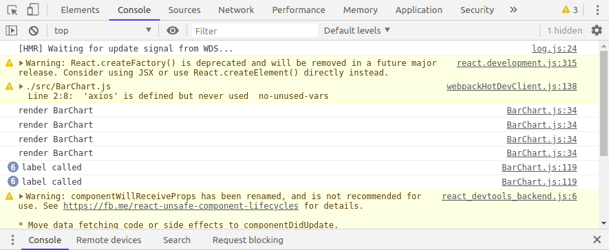 React debugging session - Why is this function called hundreds of times?